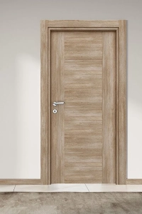 MELAMİN KARİZMA BEŞ CAMLI ODA KAPISI, BEYAZ, 76/204/14-17 CM